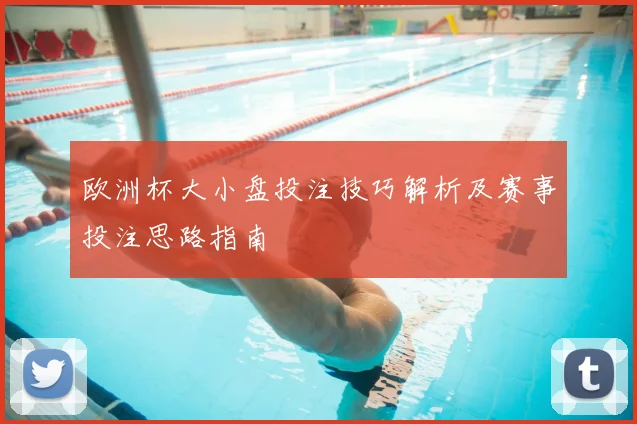 欧洲杯大小盘投注技巧解析及赛事投注思路指南